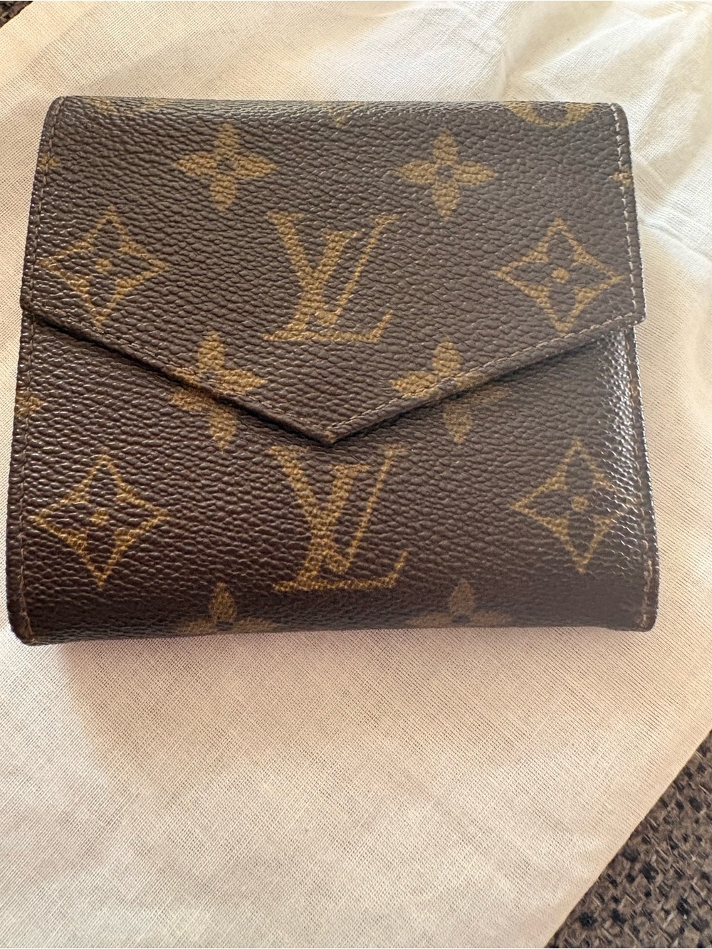 Vintage Louis Vuitton Monogram Compact Wallet made in France
